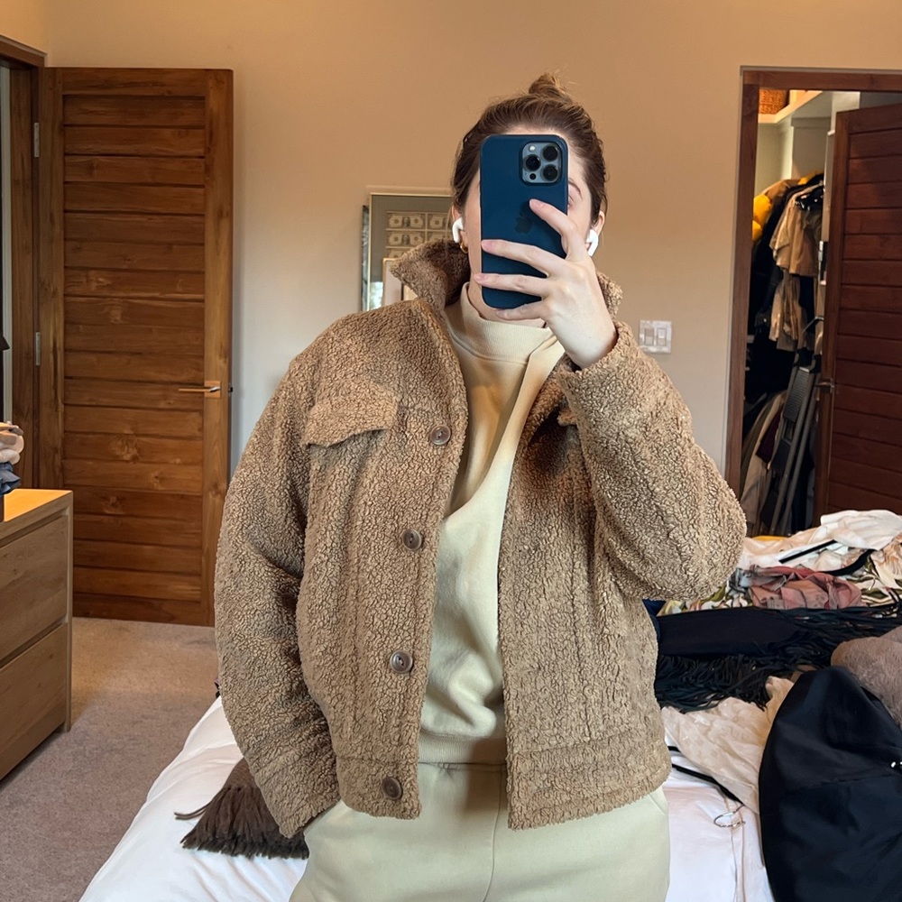 Vince Faux Shearling Jacket